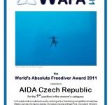 Diplom WAFA 2011 pro ČR